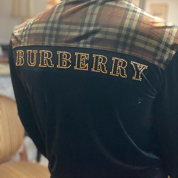 Burberry Other - Velvet little jacket for men or women